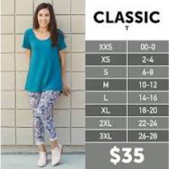LuLaRoe NWT Classic Tee | 3X - Picture 6 of 6